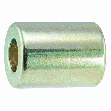 MIDWEST FASTENER Round Spacer, Polished Stainless Steel, 3/4 in Overall Lg, 3/8 in Inside Dia 33346